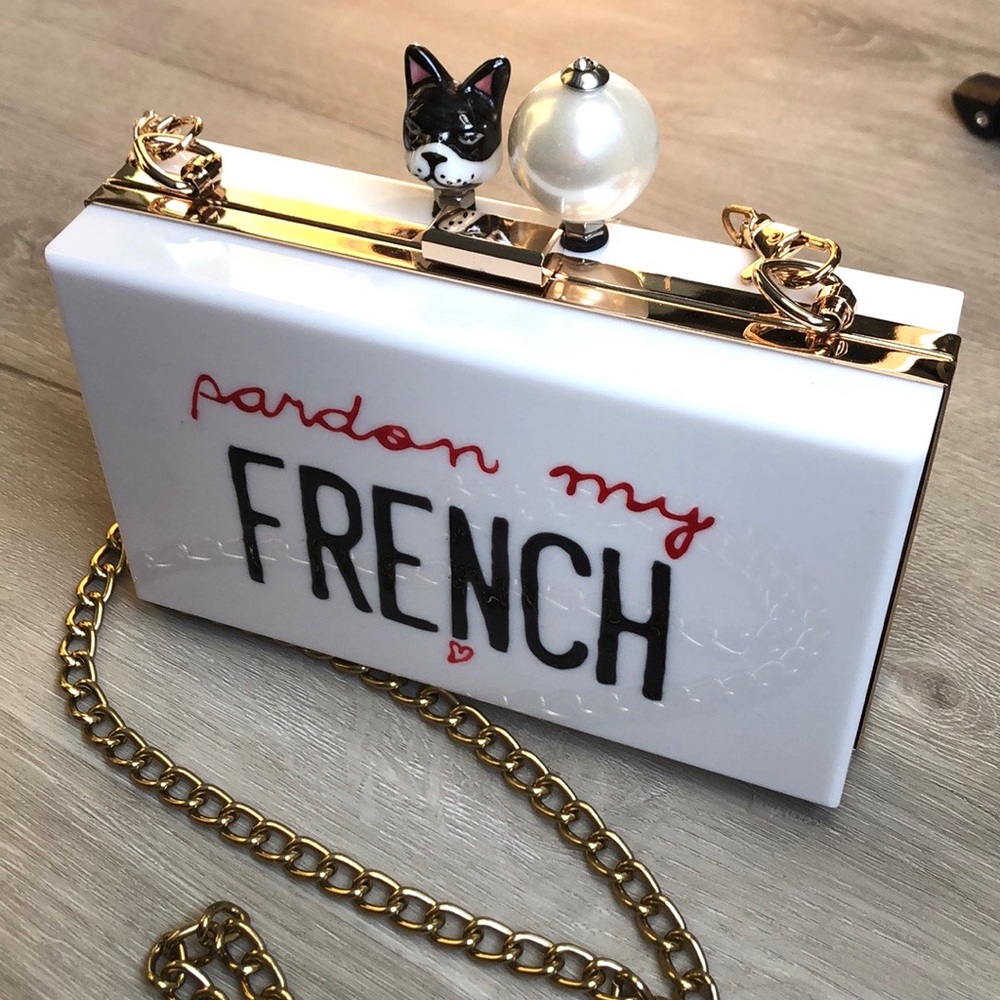 PARDON MY FRENCH Clutch